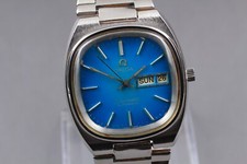 O.H Serviced Vintage OMEGA Seamaster Cal.1020 Automatic Blue Dial TV 35mm Men's