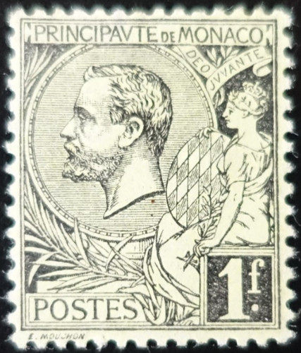 Timbre monaco prince - -,
