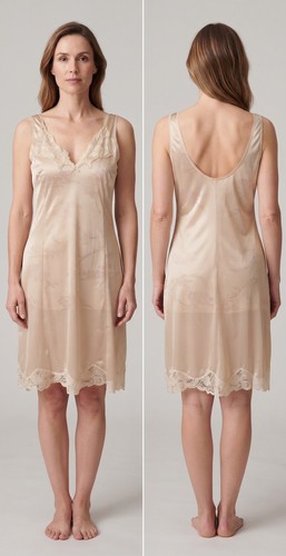 Fond robe vintage nylon - fond,