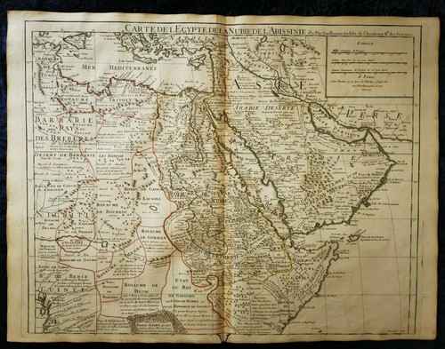 Carte ancienne egypte de - carte,