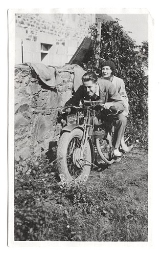 C391 couple sur moto sahara - couple, fn