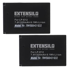 2 Batteries pour Canon