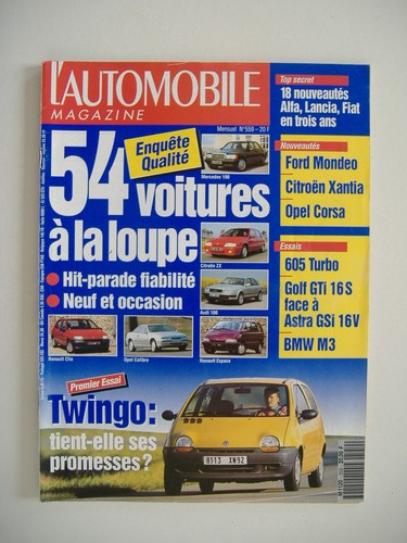 Automobile magazine 559 vw - l'automobile,