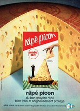 Advertising 0822 1968 Gruyère Grated Picon Cheese