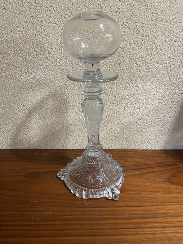 Lampe huile verre moulé - en,