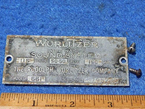 1936 wurlitzer 312 412 - 1936,