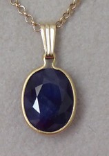 Très beau SAPHIR bleu 3,75