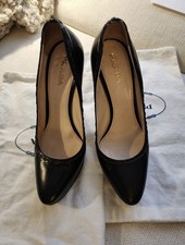 PRADA Calzature Vit Shine Black  Size 37  1/2 