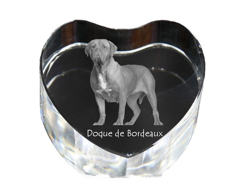 Dogue bordeaux cœur en - cœur,
