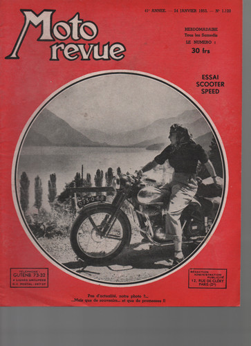Moto revue n01120 1953 - n01120, scooter