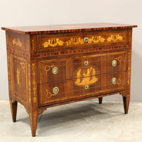Commode louis xvi en - louis, noyer