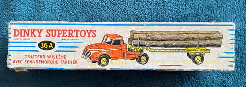 Dinky toys tracteur willeme - toys,