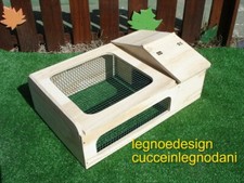 Caisse Pour Tortues De Terre Avec Terrarium 80x40x20h Fond Libre