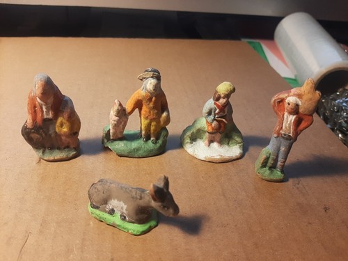 Lot petits santons 6cm - lot,