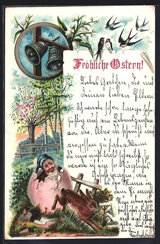 Carte postale nain - postale,