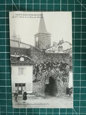 sd045 CPA 1906 - Saint Jean Feet de Port - Marketplace Door - Animated