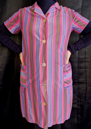 Nylon dederon smock apron - dederon,