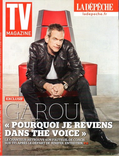 Magazine 2015 garou - tv,