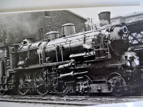 Carte photo cpa train - train, loco