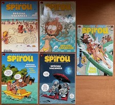 Lot de 5 magazines Spirou
