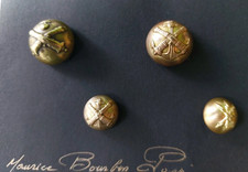 Lot 4 boutons uniforme