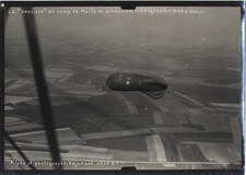 Delaby War 14-18 Pilot & Photographer Airship Airplane Silver Photo