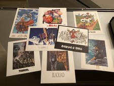 lot ex libris blacksad thorgal