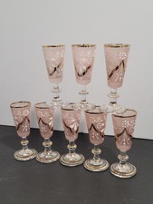 8 verres à pied liqueur