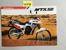 Honda MTX50 MTX 50 prospectus