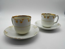 SUPERBE PAIRE DE TASSE & SOUS