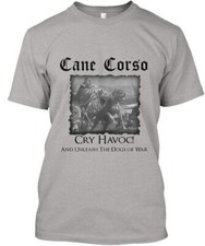 Cane Corso Dogs Of War T-Shirt Made in the USA Size S to 5XL