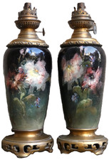 Lampes à pétrole barbotine