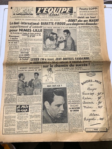 Equipe journal 10 - l'equipe, 17/10/1951