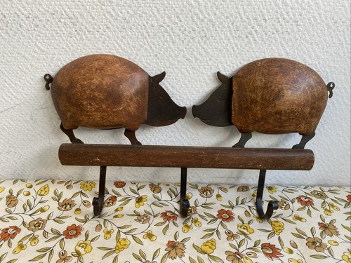Porte manteau patère - porte, cochon