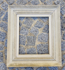 cadre 6F bois patine feuillure 41 cm x 33 cm frame tableau miroir gravure