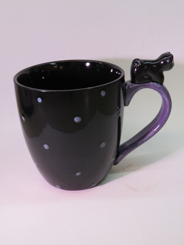 Café tasse chat - tasse, noir
