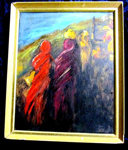 Tableau orientaliste huile sur - tableau,