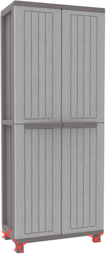 Armoire terry portes et 4 - armoire,