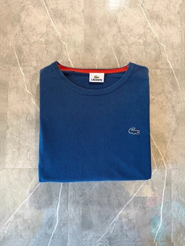 Pull lacoste bleu - indigo,, col