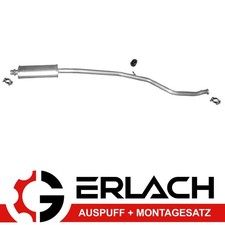 Pot d'échappement pour Peugeot 206 1.6i 16V hayon incliné 2000-2005 silencieu...