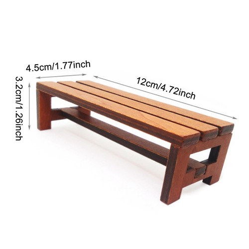 Tabouret bois miniature - en,