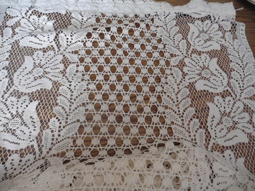 Vintage lot rideaux ecru - vintage, de