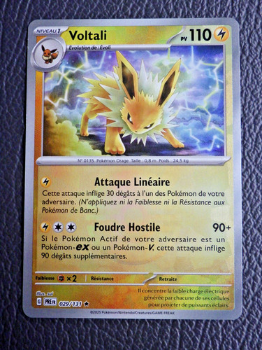 Carte pokemon voltali pv 110 - pokemon,
