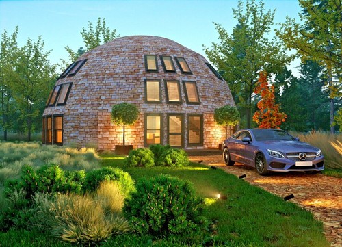 Moon house diam dome - house,