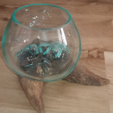 Molten Glass Terrarium on