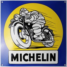 Plaque émaillée : MICHELIN