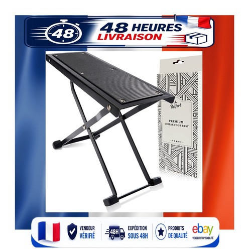 Repose pied guitare - repose-pied, pliable