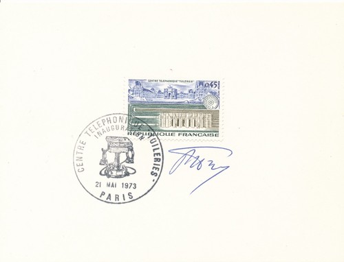 France 1973 1750 central - 1973, n°