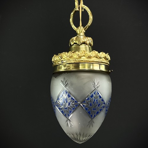 Lampe suspendue art nouveau - lampe,
