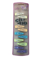 12 CLIC CLAC HAIR CLAPS PHOTO COLORS CM 5 CLIPS HAIRSTYLES